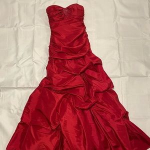 Red Prom Dress David’s Bridal